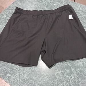 Old Navy Women's XXL 2x Quick Dry Shorts NWT 4 Way Stretch Elastic Waist Black
